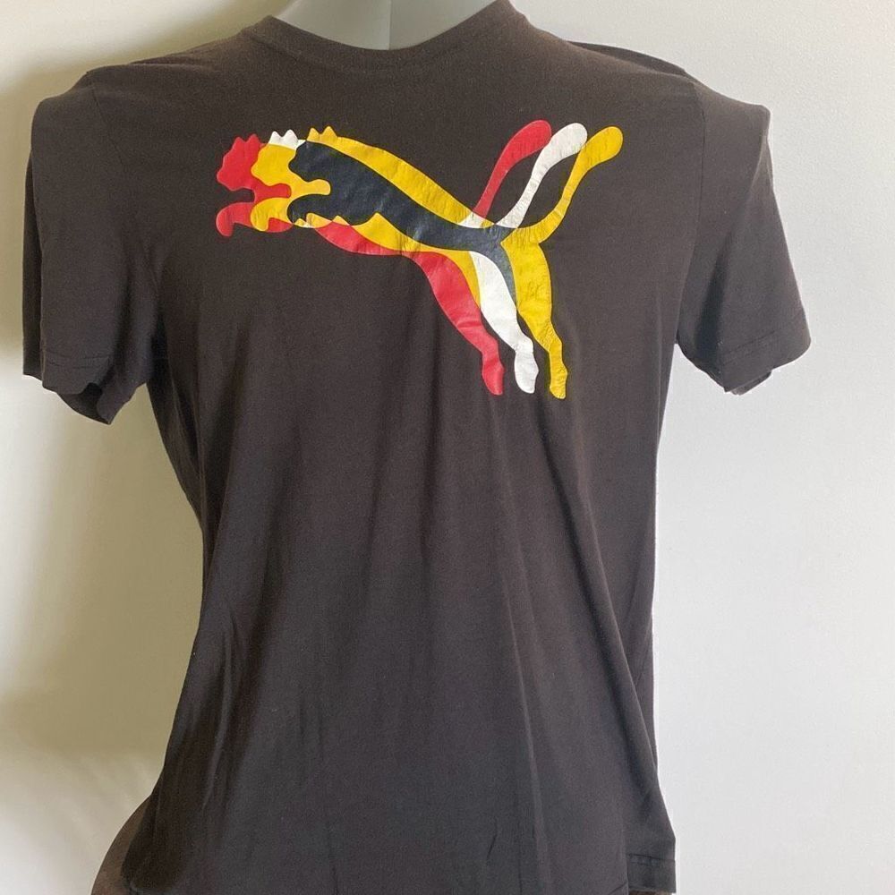 Men vintage style PUMA cool cell s/s t shirt sz S logo